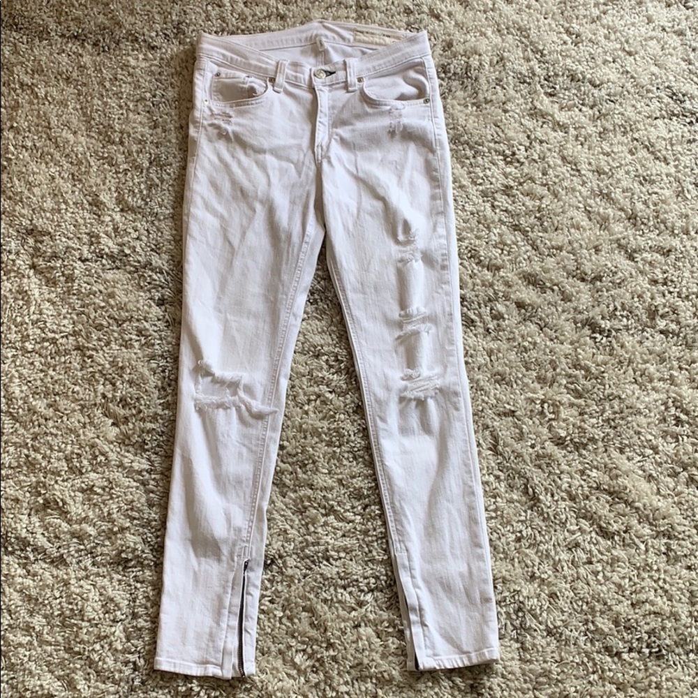 Rag & Bone zipper capri